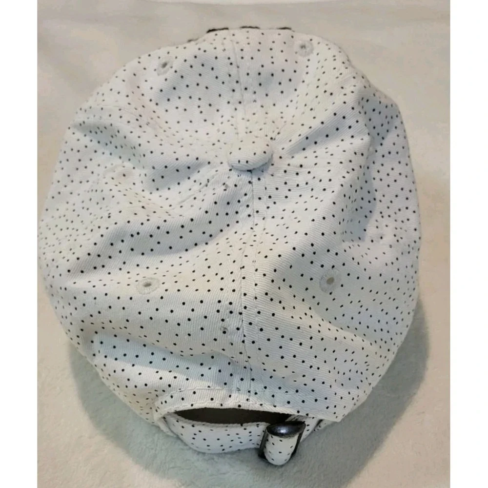 AMERICAN EAGLE OUTFITTERS WOMENS OSFA NEW YORK CITY POLKA DOT ADJUSTABLE HAT